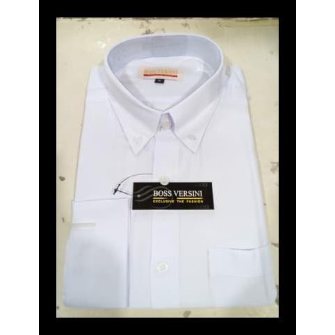 Kemeja Putih Lengan Panjang Boss Versini - Putih, S Kode 154