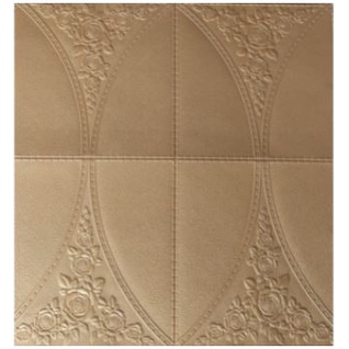 FAYES Wallpaper Dinding Foam 3D 70 x 39 CM Motif Unik Waterproof / walpaper dinding U96 / U137 / U138 / U139-U137 LUXURY BEIGE