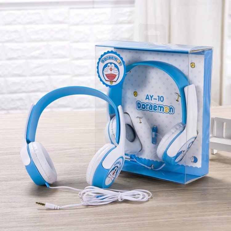 Headset motif MINION / HELLO KITTY / DORAEMON / FROZEN / MICKEY MOUSE Headset bando anak-anak