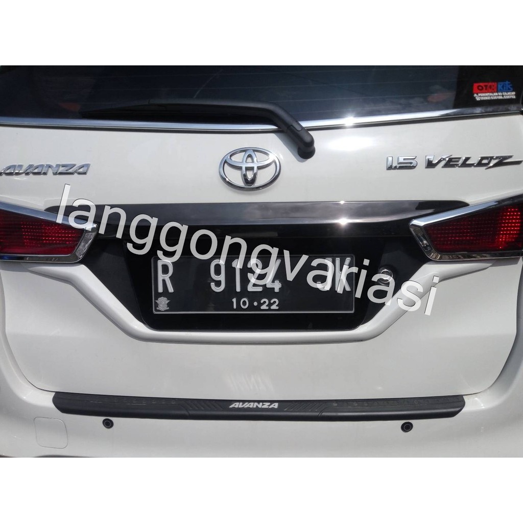 Cover Plat Nomor Acrylic Akrilik Cembung Grand New Avanza Veloz