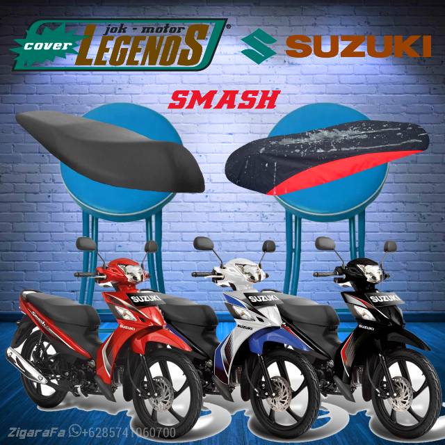 Cover Jok SMASH / SUPRA X Anti Air / Sarung Mantel Jok Aksesoris Motor