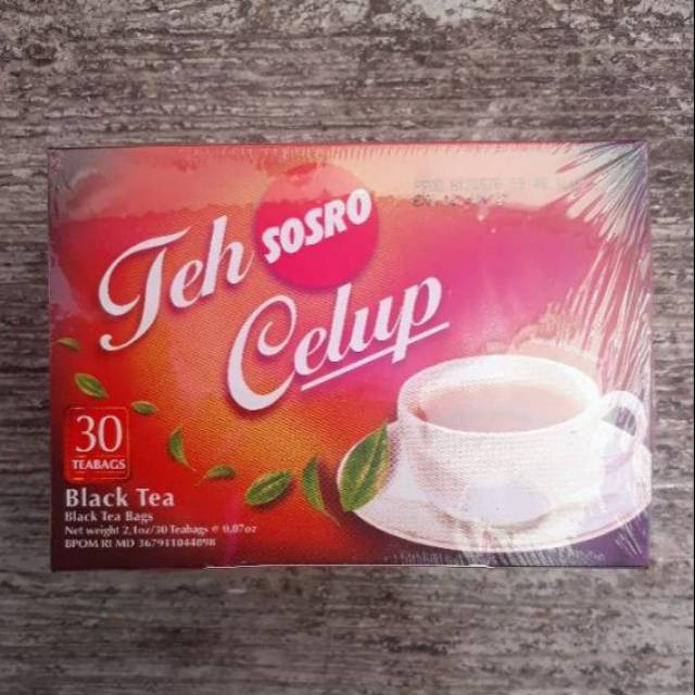 Teh Sosro Celup Isi 30 Teabag @2 Gram