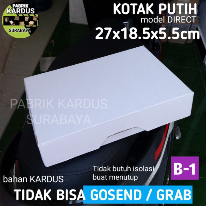 

ISI 10 KARDUS HAMPERS PUTIH B-1 CORRUGATED KOTAK KADO BOX BAJU HIJAB DUS KAOS