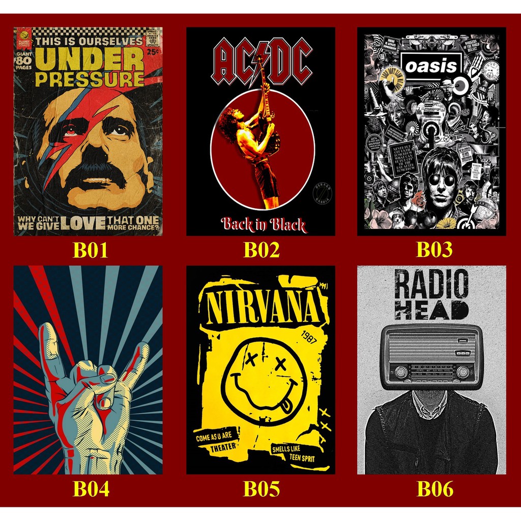 

Poster Aesthetic Band MURAH Ukuran A3 ( 30 x 45 ) - Estetik - BAND POP ROCK