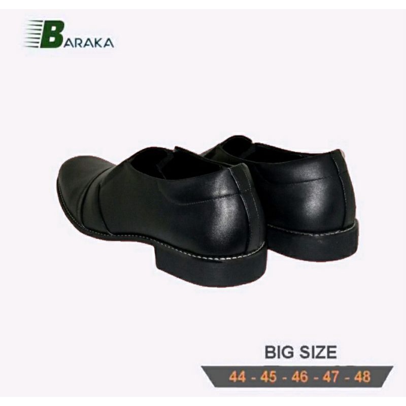 Sepatu Pantofel Pria Big Size 44-45-46-47-48 /Sepatu Kerja Kantoran Jumbo PNS Guru Direktur, 48