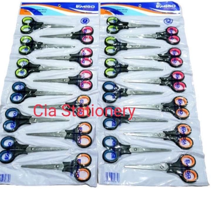 

Hot - Gunting Vitro 706 Hitam / Gunting Renceng Tanggung / Gunting HW6 / Gunting Gagang Karet .,