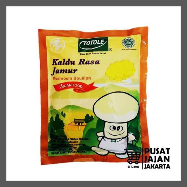 

Totole Kaldu Rasa Jamur 80 Gr Vegan Vegetarian Food Penyedap Bumbu Masakan Micin