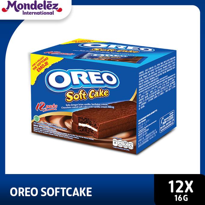 

PROMO Mondelez Oreo Soft Cake Bolu Cokelat 16 gr [1 Box Isi 12 pcs] MURAH