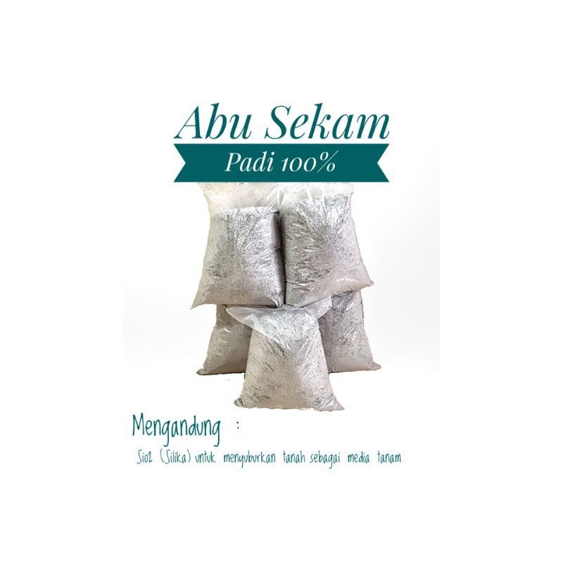 Abu Sekam / Abu sekam padi / media taman penyubur tanah / abu sekam murah / abu gosok