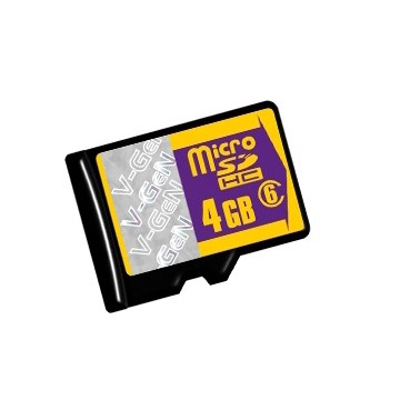 Memory Card Micro SD V-GEN 4GB Class 6 Speed 48 MBPS Memory Card 4 GB