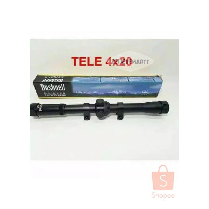 TEROPONG TPO2G505 SCOPE RIFLESCOPE ORIGINAL BUSHNELL 4X20 SCOP SENAPAN ANGIN