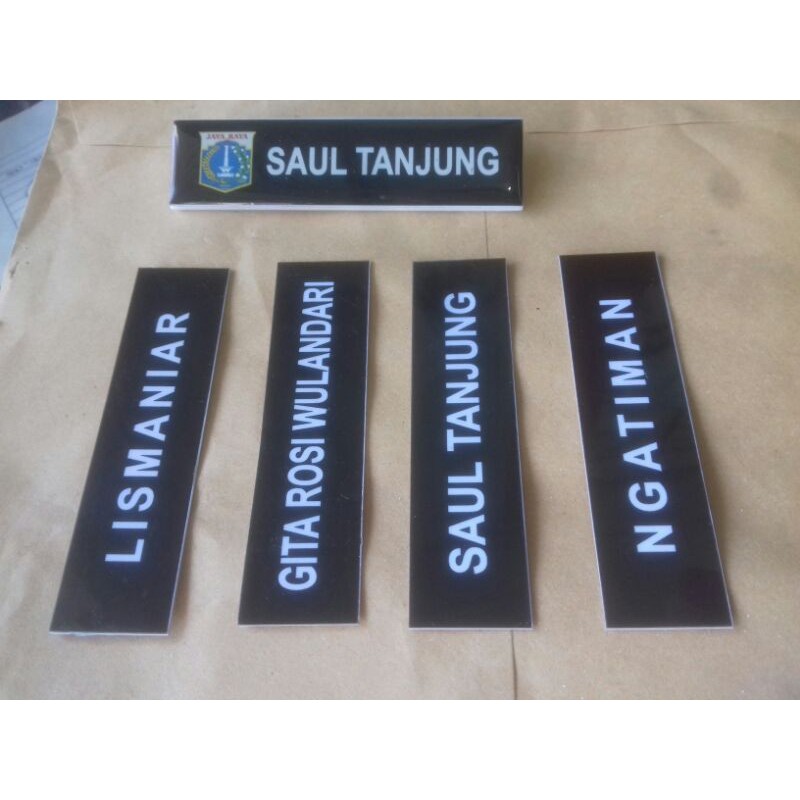 

NAMA DADA SATUAN / NAME TAG PNS/NAME TAG AKRELIK