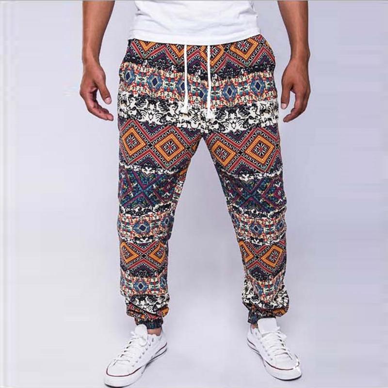 INCERUN Celana Panjang Harem Boho Casual Motif Print Bunga INCERUN Celana Panjang Harem Boho Casual Motif Print Bunga