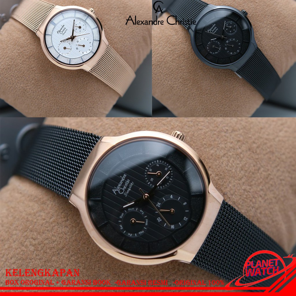 ALEXANDER CHRISTIE WANITA ORIGINAL JAM TANGAN ALEXANDRE CHRISTIE WANITA JAM ALEXANDER CHRISTIE 6245