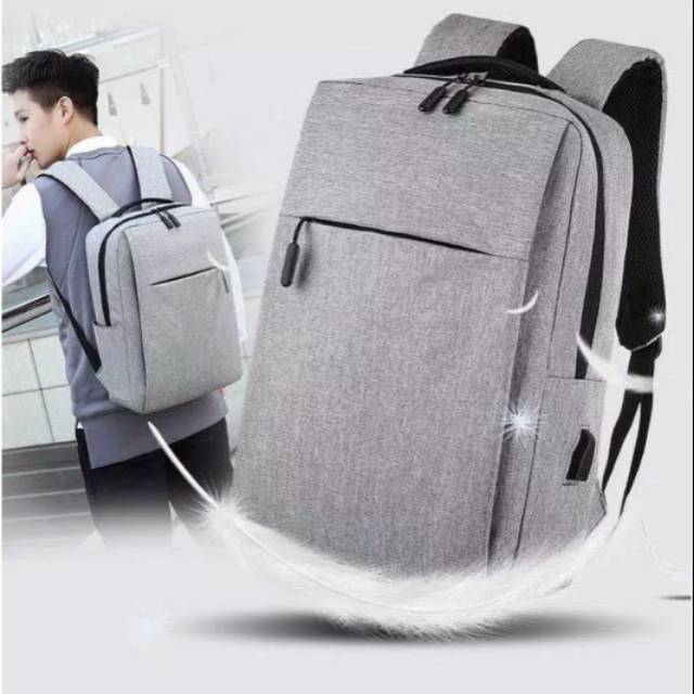 TAS RANSEL PRIA IMPORT KEKINIAN MURAH BACKPACK ANTI AIR TAS LAPTOP IMPORT BATAM RANSEL MULTI FUNGSI 
