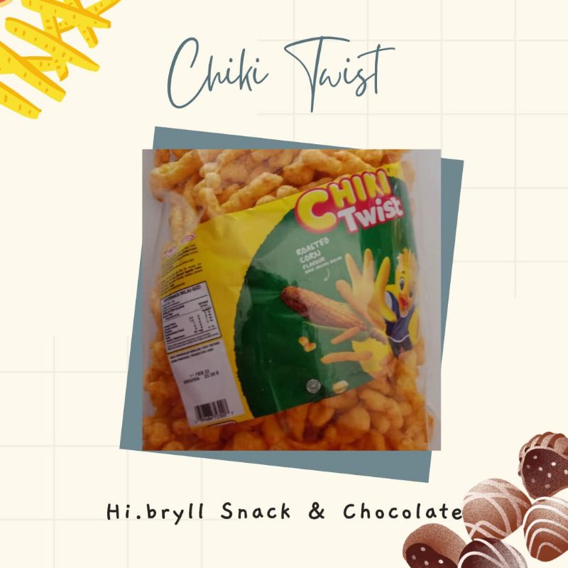 

Aneka Snack Kiloan Original CHIKI TWIST Makanan Ringan Cemilan Murah 200gram
