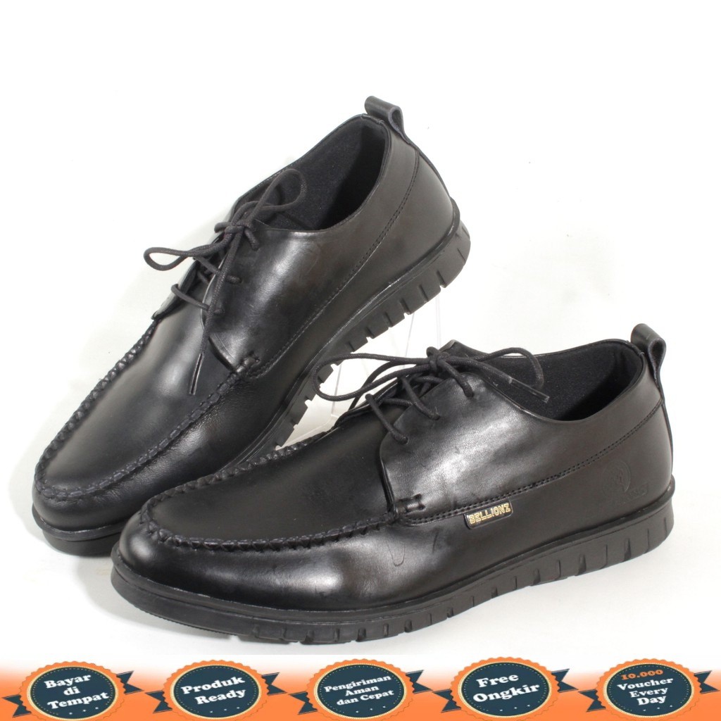 SEPATU PRIA KULIT SAPI ASLI FORMAL PANTOFEL KERJA KANTOR DINAS COD