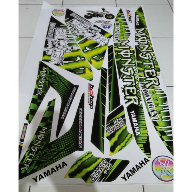 Striping variasi Monster MX KING