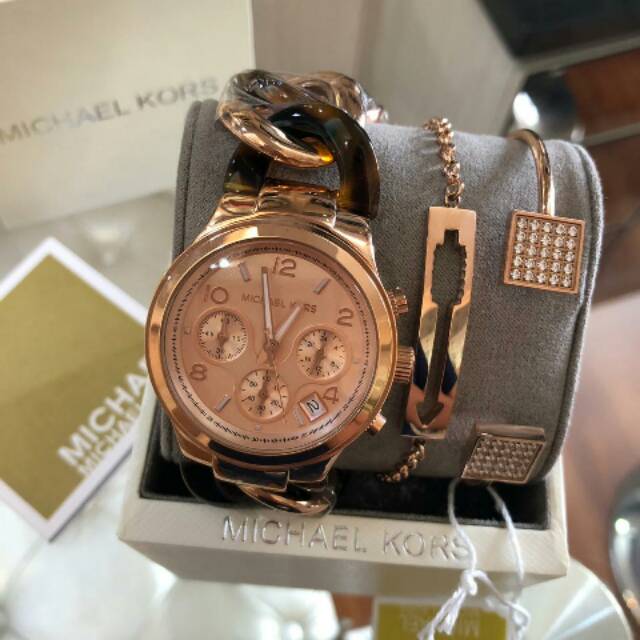 JAM TANGAN WANITA MK4269 + SET GELANG