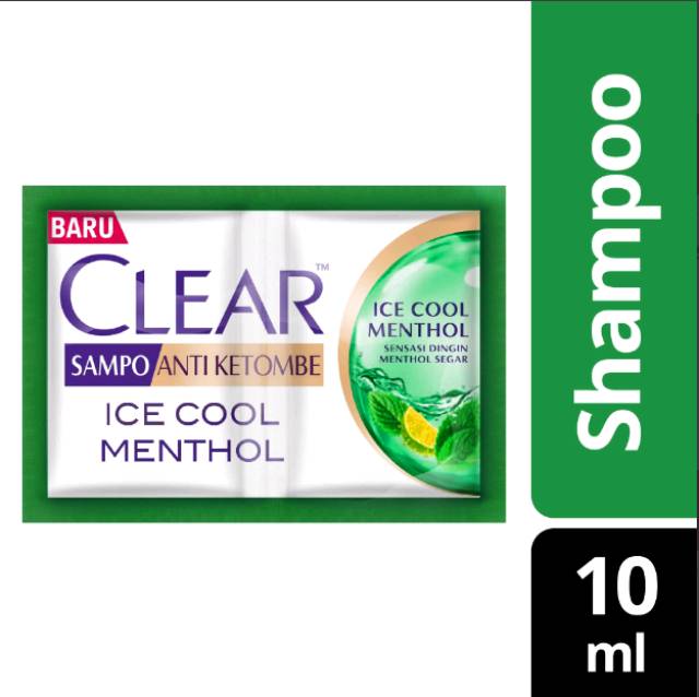 Clear shampo sachet