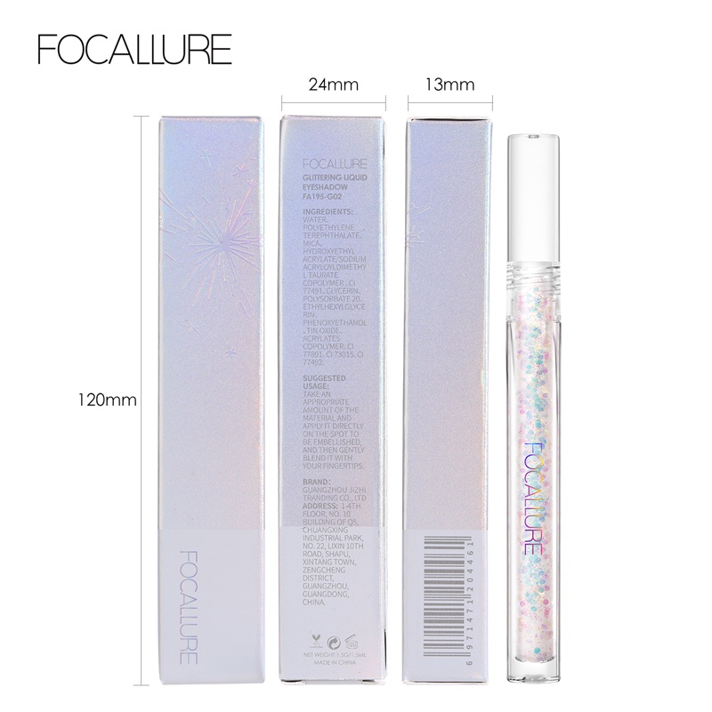 Focallure Liquid Eyeshadow Glittering Focallure Liquid Glitter Focallure Liquid Eyeshadow Focallure Eyeshadow Glitter Focallure Eyeshadow Cair Focallure