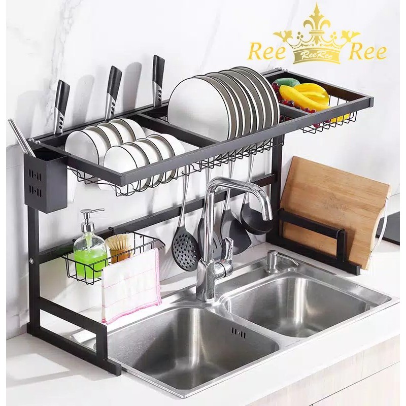  Rak  Piring  Wastafel  Stainless Steel Rak  Dapur Serbaguna 