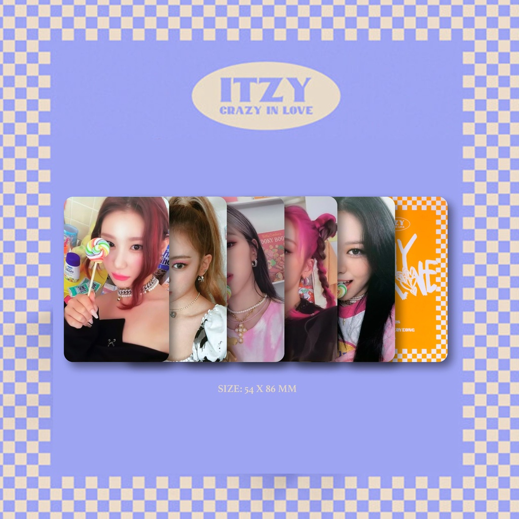 [Photocard] ITZY Crazy In Love - Lollipop Ver.
