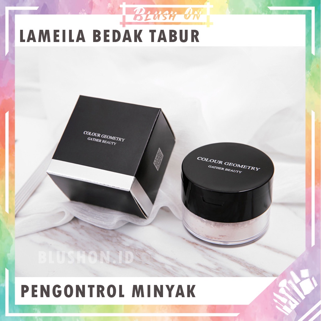 LAMEILA Bedak Tabur Geometry Gather Beauty Matte Powder Oil Control Pengontrol Minyak Wajah 5007