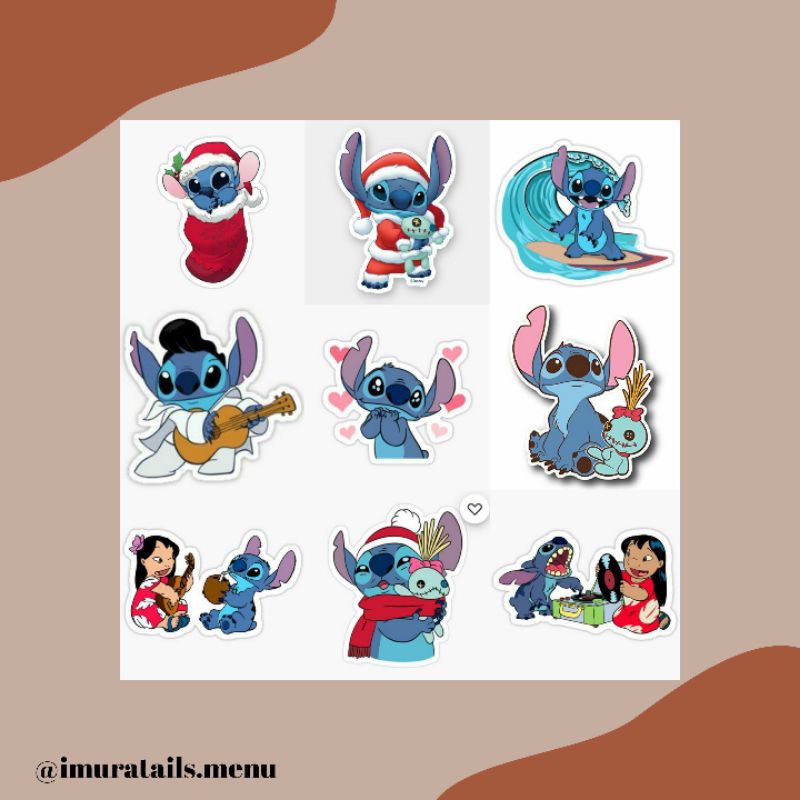 49pcs Sticker Tumblr Stitch