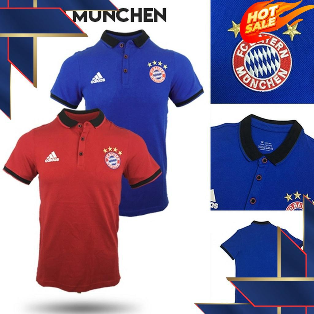PANAS KAOS POLO KERAH LENGAN PENDEK MUNCHEN IMPORT GRADE ORI