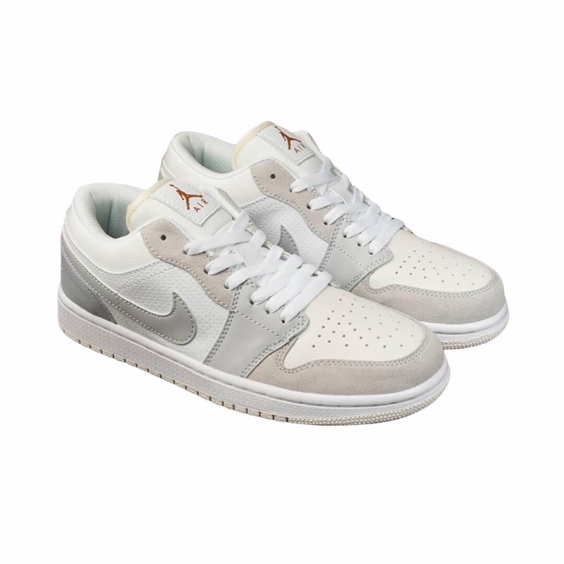 Nike Air Jordan 1 Low Paris White Grey Shoes_Cool