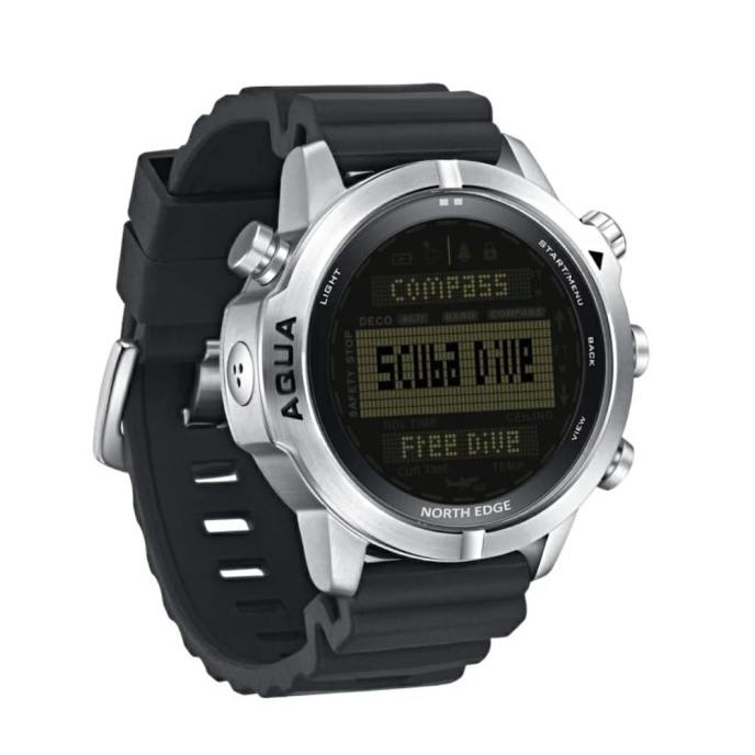 NORTH EDGE AQUA Jam Tangan Pria SCUBA DIVING Menyelam Altimeter Termurah