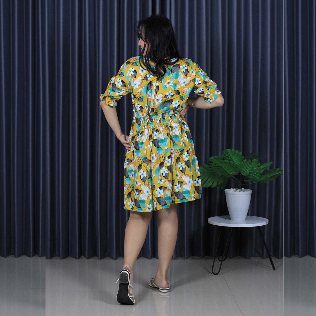 DRES AMELIA KANCING BALI (pilih motif)