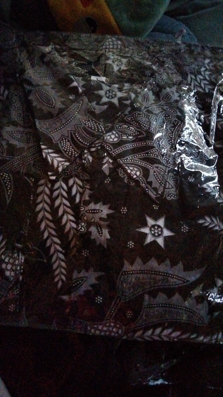 Kemeja Batik Pria Lengan Panjang Size M L Xl Xxl Bswart Batik Hrb026 Kenongo Hem Panjang Padi Kemeja