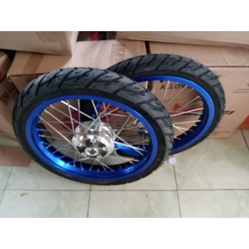 vekg paketan jari jari Verza/Megapro old ring 17 x160/140 plus ban