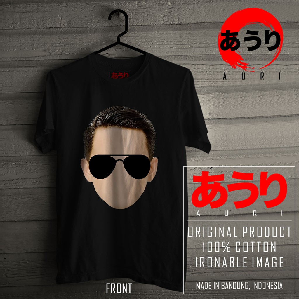 [ COD ] Baju Kaos Polos Atasan Pria Wanita Unisex Gambar Emoticon Ariel Noah Katun Combed 30s Distro