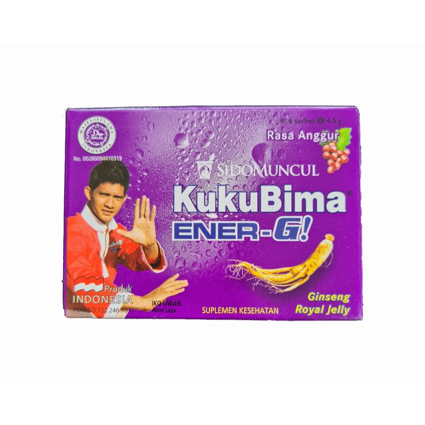 

KukuBima Ener-G Anggur isi 6 sachet