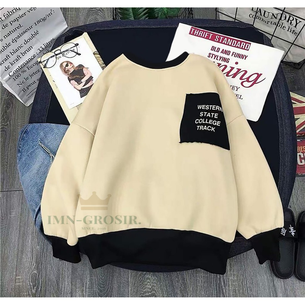 WESTERN STATE SWEATER OVERSIZE - SWEATER WANITA OVERSIZE-1