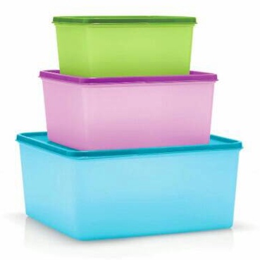 TUPPERWARE SALE  NEW LARGE COZY NEST 3PCS KOTAK PENYIMPANAN BARANG KOTAK PENYIMPAN MAKANAN TOPLES KO
