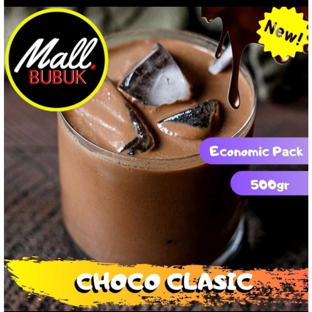 

500 GRAM - Bubuk CHOCO KLASIK 500gr - Bubuk Minuman CHOCO KLASIK 500gr - CHOCO KLASIK Powder 500gr