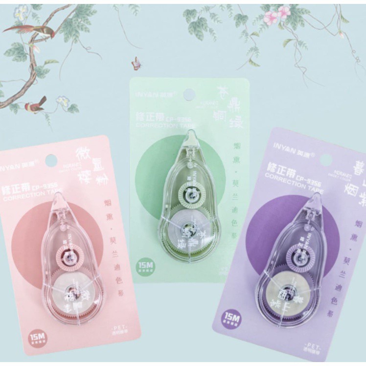 

Pastel Color Correction Tape / Tipe-EX kertas / Tipe-EX Roll