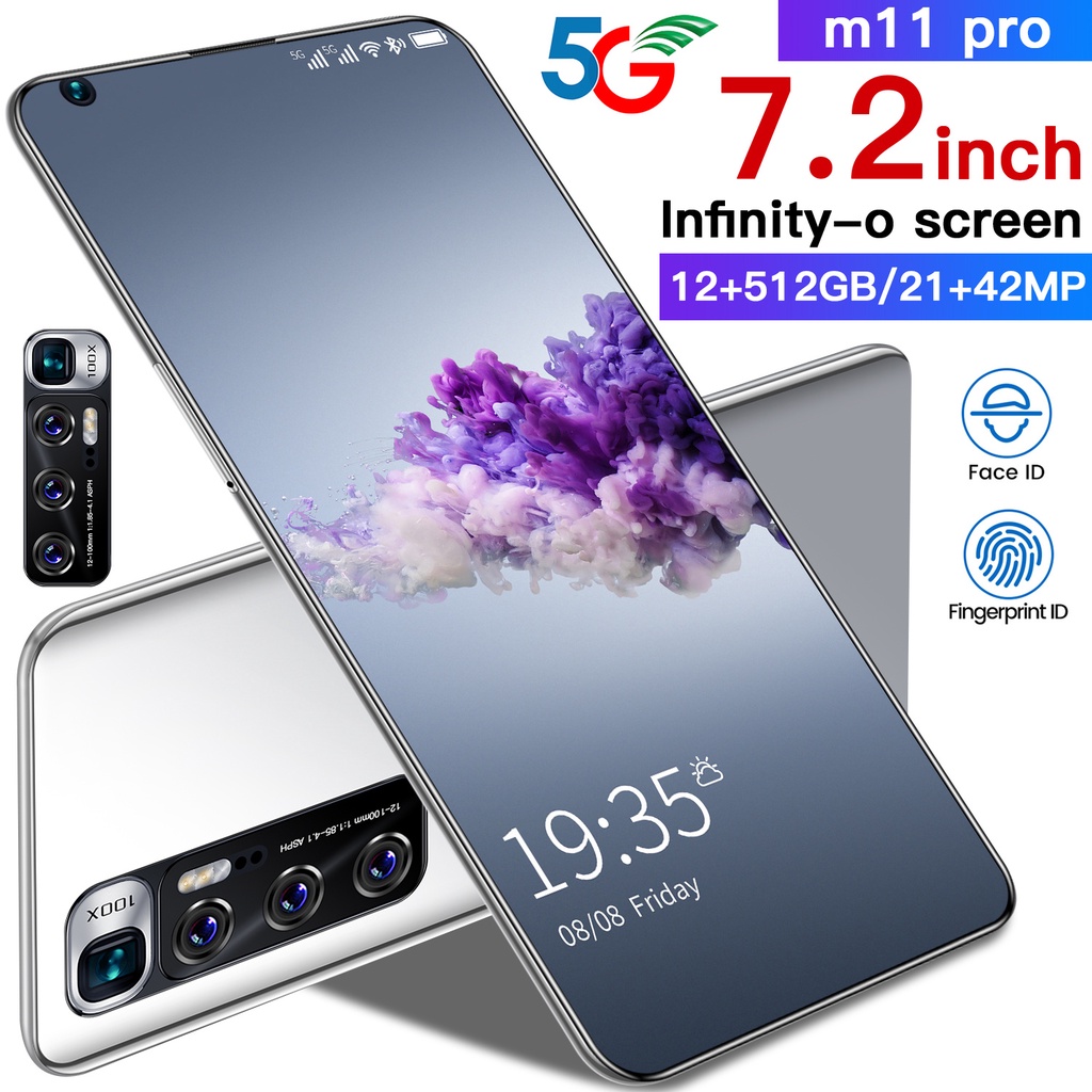 Ramadhan Sale 4.4 Hp M11 Pro RAM 12 GB+512 GB ROM 7.2 inci 5G  21MP + 42MP 5600mAh