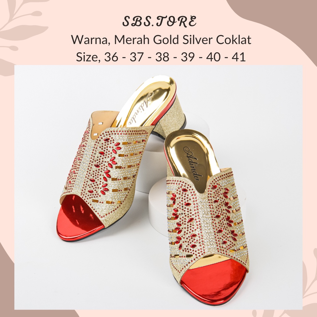 SANDAL WANITA HIGH HEELS PESTA MEWAH DAN TERMURAH/sandal wanita terbaru/wedges/sandal pesta wanita payet terbaru/hak tahu 5cm