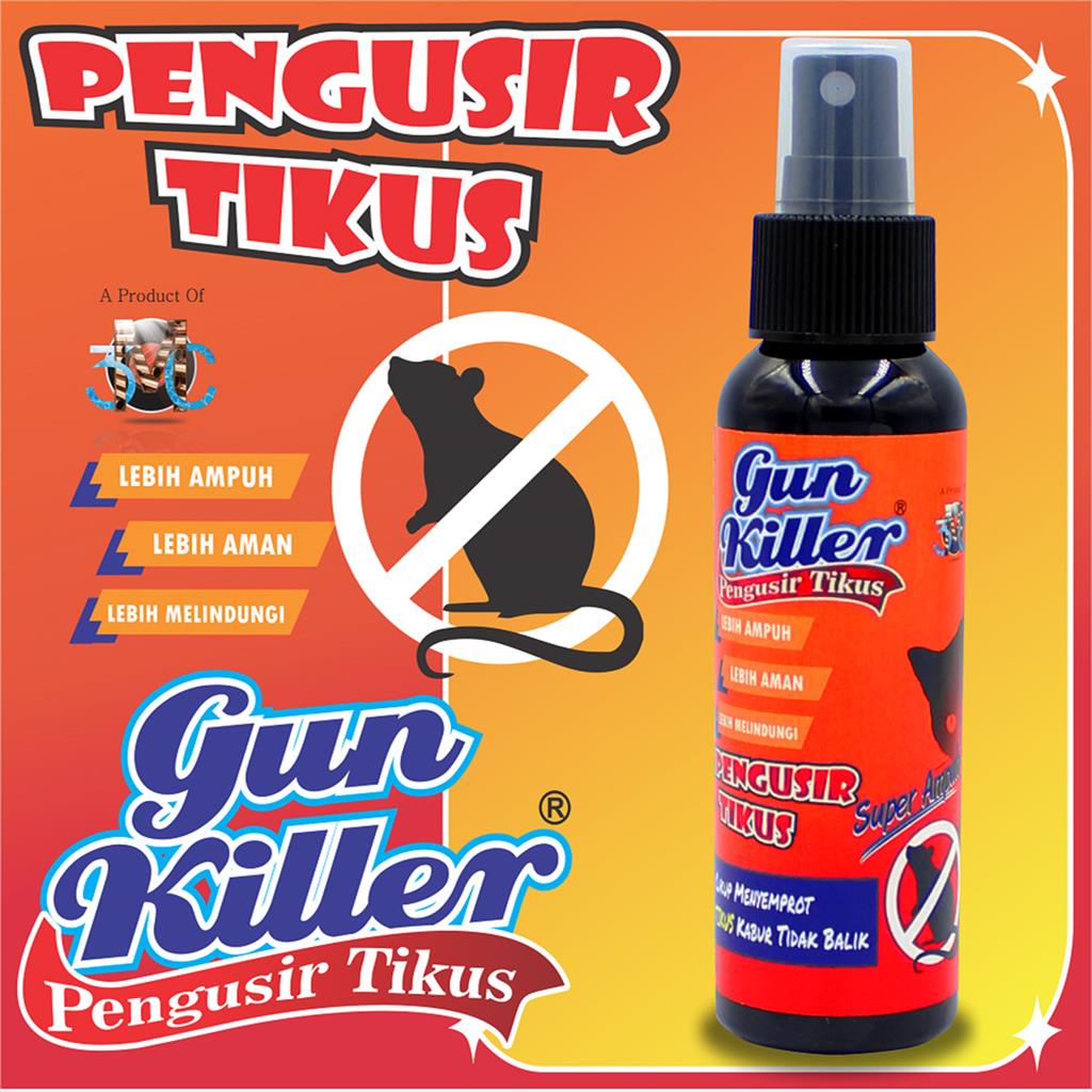 GUN KILLER PENGUSIR TIKUS 100 ML PESTISIDA