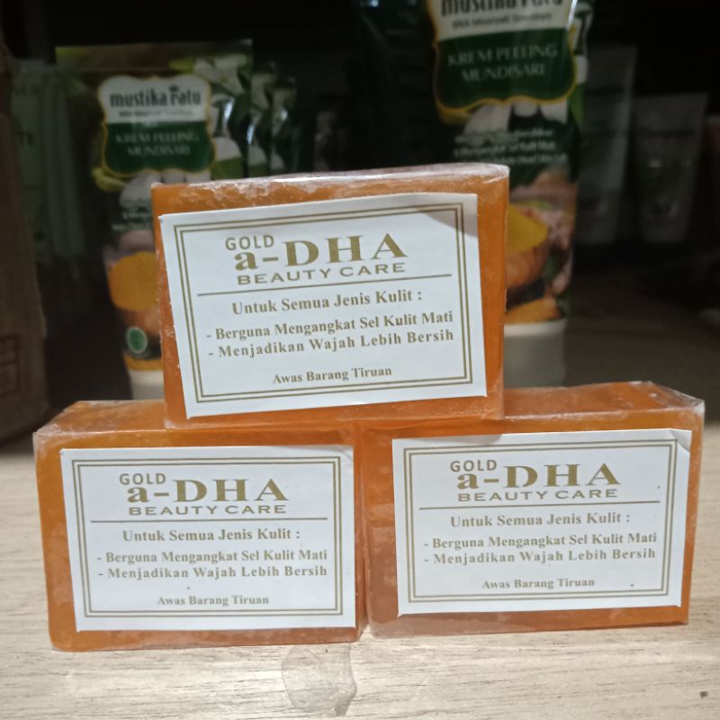 SABUN a DHA HOLO MDS BIRU // SABUN a DHA GOLD HOLO MDS BIRU