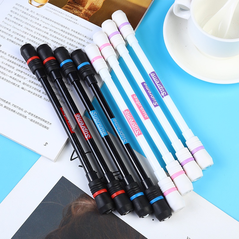 

Pulpen Pena Supreme Pena Fashion Classic Rotating Pen Spinning Pen Balance Pen Oily Pen Fingers Flexible creative