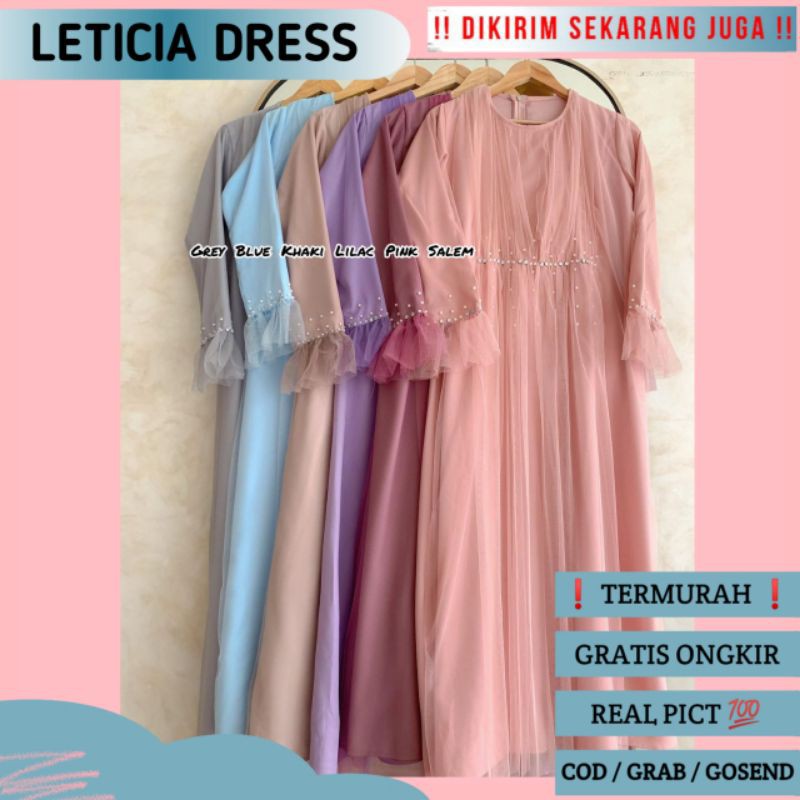 LETICIA DRESS / DRESS LEBARAN / DRESS MEWAH