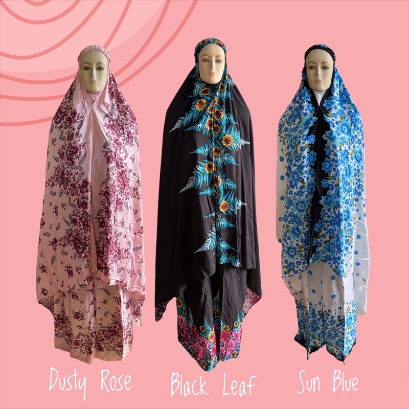 MUKENAH MOTIF RAYON BALI