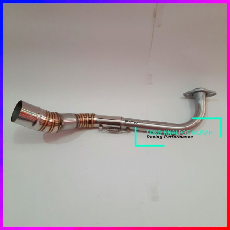 Silencer/Slencer knalpot racing SC PROJECT motor 100-300cc Vixion CB150R CBR R15 Satria GSX MX sonic-Leher/Header Matic