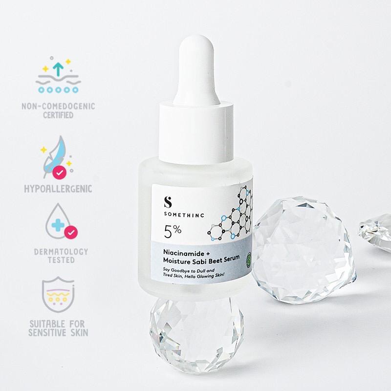 BPOM SOMETHINC 5% Niacinamide + Moisture Sabi Beet Serum Somethinc Pencerah Wajah